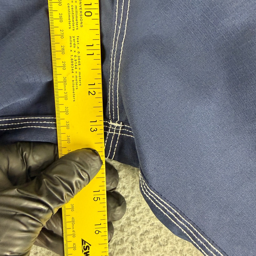 Rusty Board Shorts Mens 36 Navy Blue Vintage Ripstop Mesh Cargo Swim Trunks - Picture 7 of 13
